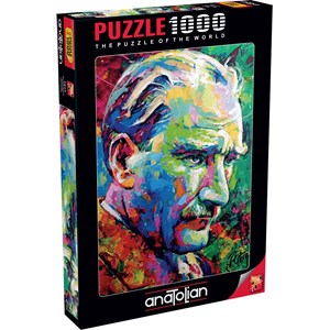 Anatolian (1077) - "Mustafa Kemal Atatürk" - 1000 pieces puzzle