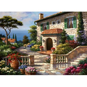 Anatolian (1076) - Sung Kim: "Villa Delle Fontana" - 1000 pieces puzzle
