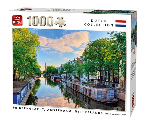 King International (55867) - "Prinsengracht Canal Amsterdam" - 1000 pieces puzzle