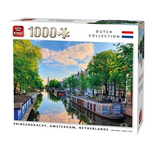King International (55867) - "Prinsengracht Canal Amsterdam" - 1000 pieces puzzle