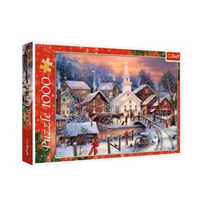 Trefl (10602) - "White Christmas" - 1000 pieces puzzle