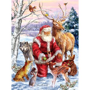 SunsOut (60661) - Marcello Corti: "Santa's Menagerie" - 1000 pieces puzzle