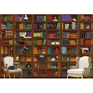 Bluebird Puzzle (70252) - "The Vintage Library" - 6000 pieces puzzle