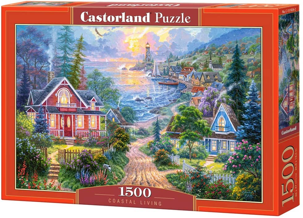 NEW CASTORLAND Jigsaw Puzzle 1500 Pieces Tiles "Sailing at Sunset" 