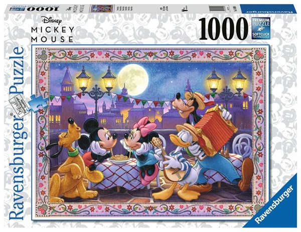 Ravensburger (16499) - Disney, Mickey Mouse - 1000 pieces puzzle