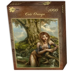 Grafika (01034) - Cris Ortega: "Fountain of Oblivion" - 1000 pieces puzzle