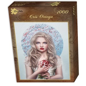 Grafika (01038) - Cris Ortega: "Blood Rose" - 1000 pieces puzzle