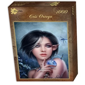 Grafika (00992) - Cris Ortega: "The Curse of the Dragonfly" - 1000 pieces puzzle