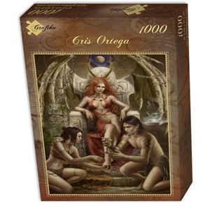 Grafika (00984) - Cris Ortega: "The last Throne of the Moon" - 1000 pieces puzzle
