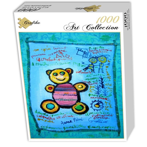 Grafika (00666) - Anne Poire, Patrick Guallino: "Ourson Câlin" - 1000 pieces puzzle