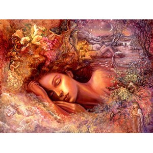 Grafika (00891) - Josephine Wall: "Psyche's Dreams" - 2000 pieces puzzle