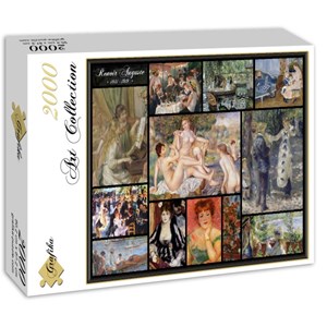 Grafika (00842) - Pierre-Auguste Renoir: "Auguste Renoir, Collage" - 2000 pieces puzzle