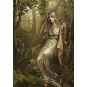 Grafika (00973) - Cris Ortega: "The Forest of the Whispers" - 1000 pieces puzzle