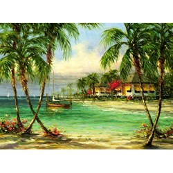 Anatolian (3616) - Martin Figlinski: "Barefoot Bungalow" - 500 pieces puzzle