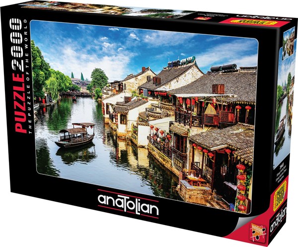 Anatolian (3945) - "Xitang Ancient Town" - 2000 pieces puzzle