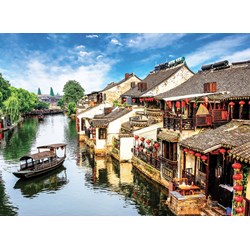 Anatolian (3945) - "Xitang Ancient Town" - 2000 pieces puzzle