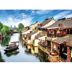 Anatolian (3945) - "Xitang Ancient Town" - 2000 pieces puzzle