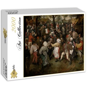 Grafika (00714) - Pieter Brueghel the Elder: "The Wedding Dance, 1566" - 2000 pieces puzzle