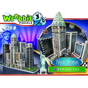 Wrebbit (W3D-2013) - "New York: Financial Downdown" - 925 pieces puzzle