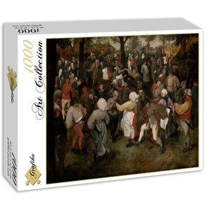 Grafika (00715) - Pieter Brueghel the Elder: "The Wedding Dance, 1566" - 1000 pieces puzzle