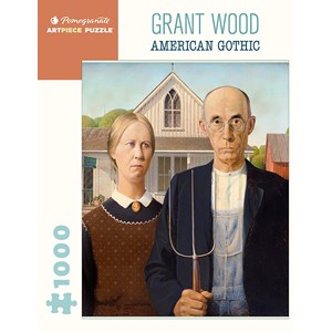 Pomegranate (aa1081) - Grant Wood: "American Gothic" - 1000 pieces puzzle