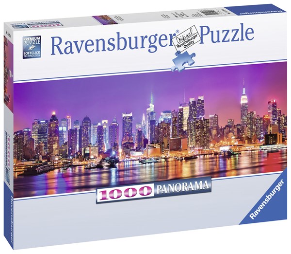 Ravensburger (15078) - "Manhattan Lights" - 1000 pieces puzzle