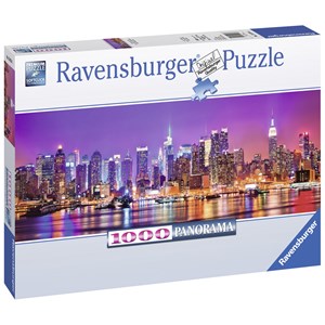 Ravensburger (15078) - "Manhattan Lights" - 1000 pieces puzzle
