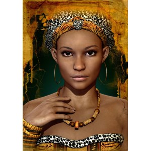 Grafika (01302) - "African Woman" - 3900 pieces puzzle