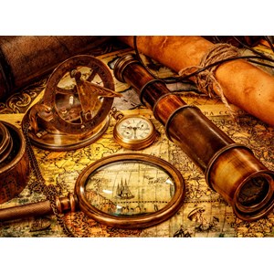 Grafika (01145) - "Vintage Travel" - 2000 pieces puzzle