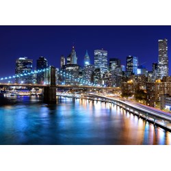 Grafika (01150) - "New York by Night" - 1000 pieces puzzle