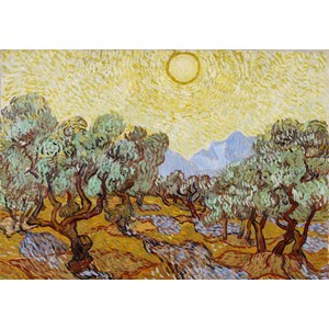 Grafika (01174) - Vincent van Gogh: "Olive Trees, 1889" - 1000 pieces puzzle