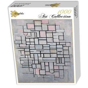 Grafika (01178) - Piet Mondrian: "Composition No.IV, 1914" - 1000 pieces puzzle