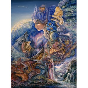Grafika (00920) - Josephine Wall: "Once in a Blue Moon" - 2000 pieces puzzle