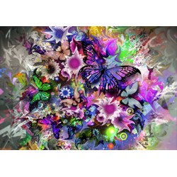 Grafika (01137) - "Butterflies" - 1000 pieces puzzle