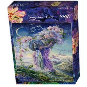 Grafika (00810) - Josephine Wall: "Aquarius" - 2000 pieces puzzle