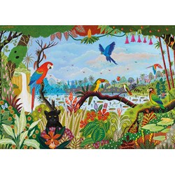 Nathan (87799) - "Animated Jungle" - 1500 pieces puzzle