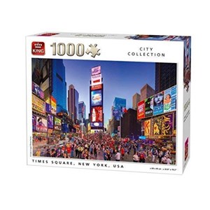 King International (05707) - "Times Square, New York" - 1000 pieces puzzle