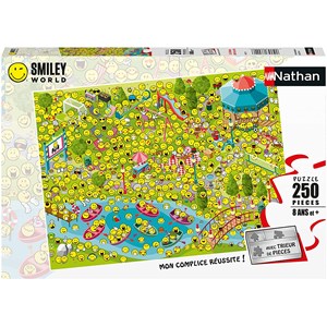 Nathan (86877) - "Smileys" - 250 pieces puzzle