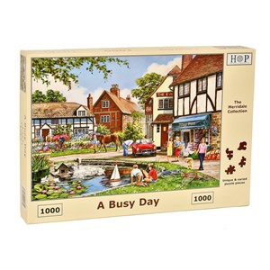 The House of Puzzles (4609) - "A Busy Day" - 1000 pieces puzzle