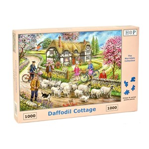 The House of Puzzles (4647) - "Daffodil Cottage" - 1000 pieces puzzle