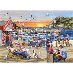 The House of Puzzles (4654) - "Fish & Chips" - 1000 pieces puzzle