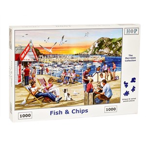 The House of Puzzles (4654) - "Fish & Chips" - 1000 pieces puzzle