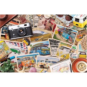 Eurographics (8551-5576) - "VW Road Trips" - 550 pieces puzzle