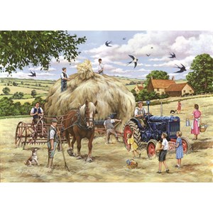 The House of Puzzles (4548) - "Making Hay" - 500 pieces puzzle