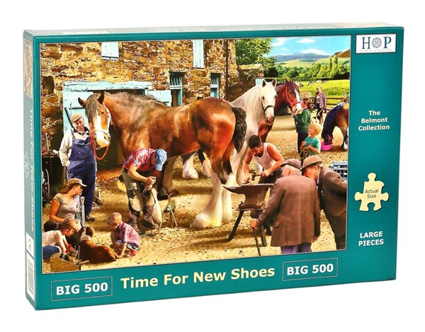 The House of Puzzles (4579) - "Time For New Shoes" - 500 pieces puzzle