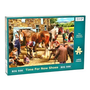 The House of Puzzles (4579) - "Time For New Shoes" - 500 pieces puzzle