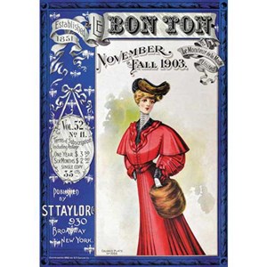 Piatnik (5525) - "Bon Ton Magazine Cover 1903" - 1000 pieces puzzle