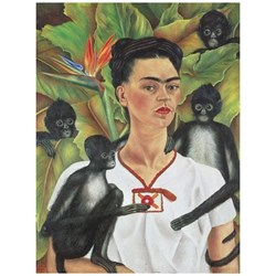 Piatnik (5509) - "Frida Kahlo, Self-portrait" - 1000 pieces puzzle