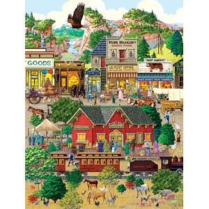 SunsOut (38936) - "Western Town" - 500 pieces puzzle