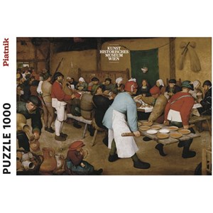 Piatnik (5483) - Pieter Brueghel the Elder: "Peasant Wedding" - 1000 pieces puzzle